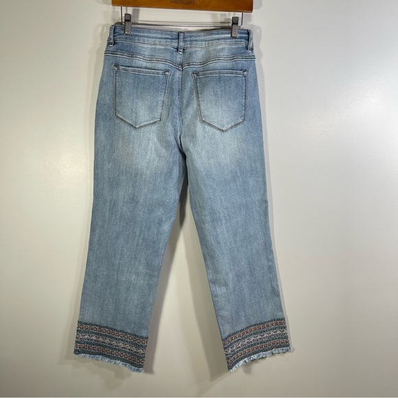 Manstream Boutique Straight Crop Jean With Bottom Detail Size 8 - Picture 7 of 13